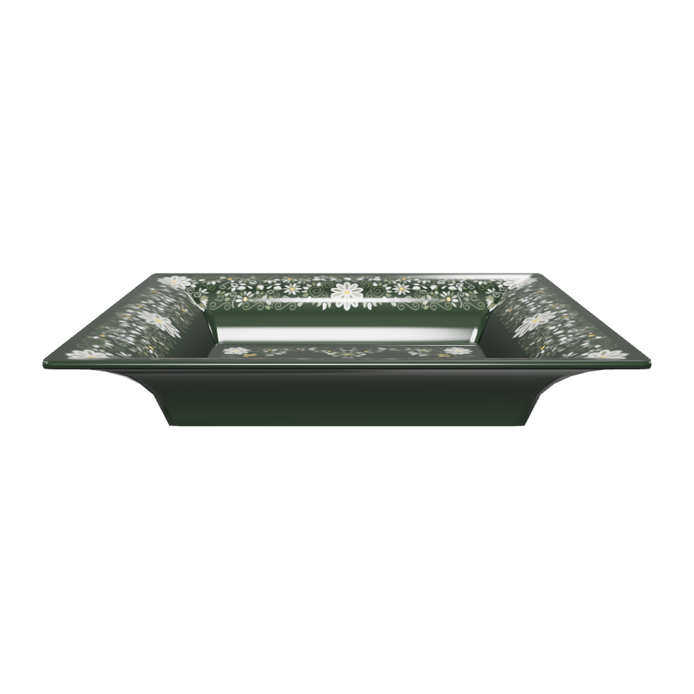3d model of floral-bandana-ashtray for AR 
